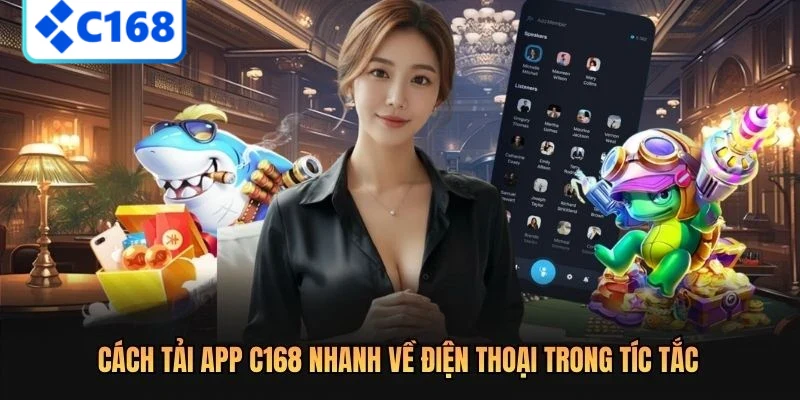 Cách tải app C168 nhanh về điện thoại trong tíc tắc